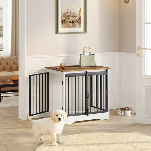 Brown dog crate - brown,