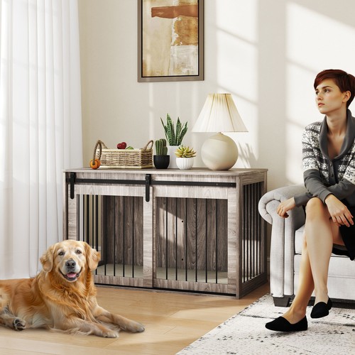 Dog crate furniture for extra - crate,