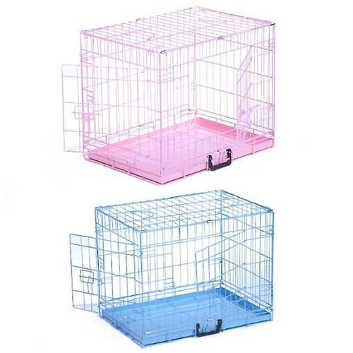 Dog cage pink - dog,