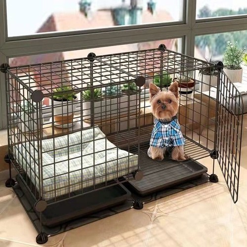 Large metal dog crate - metal,